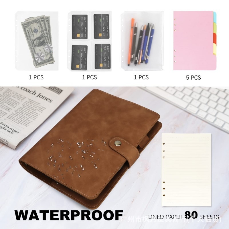 Δερμάτινο κάλυμμα σημειωματάριου με κλιπ σε ιαπωνικό στιλ, μοντέρνο δερμάτινο κάλυμμα με κλιπ σε σχήμα φύλλου, προστατευτικό κάλυμμα βιβλίου ηχογράφησης για άνδρες και γυναίκες