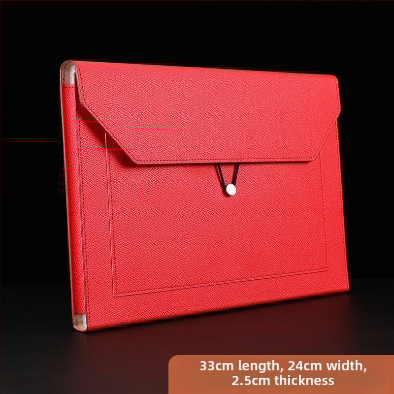 A4 formaadis tipptasemel paksendatud mahutavusega suure mahutavusega veekindel konverentsidokumendikott, failikott, kontoridokumendikott, äridokumentidele