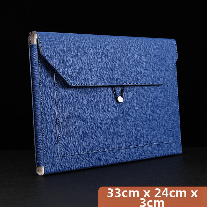 A4 formaadis tipptasemel paksendatud mahutavusega suure mahutavusega veekindel konverentsidokumendikott, failikott, kontoridokumendikott, äridokumentidele