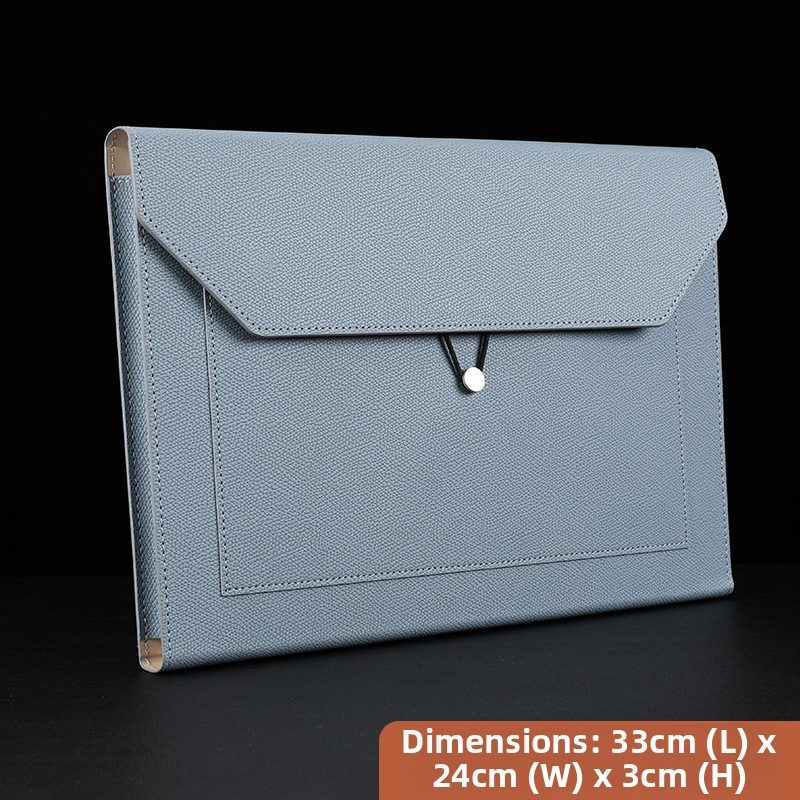 A4 formaadis tipptasemel paksendatud mahutavusega suure mahutavusega veekindel konverentsidokumendikott, failikott, kontoridokumendikott, äridokumentidele