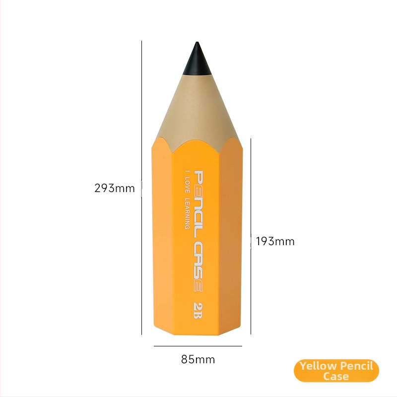 Zīmuļa formas pildspalvu konteineri studentiem, radošs galds ar vāku, putekļu necaurlaidīgs kancelejas preču uzglabāšanas pildspalvu kaste, uzglabāšanas spainis, kosmētikas otu kaste