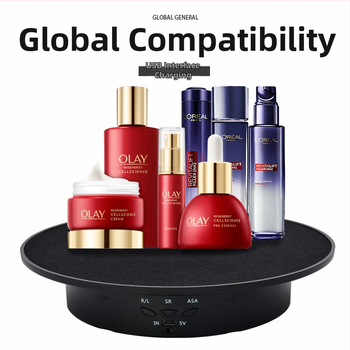 20 cm intelligentne elektriline pöörlev ekraaniplaat staatiline lauaklamber peegli koormus 8 kg fotograafia otsevideo filmimine