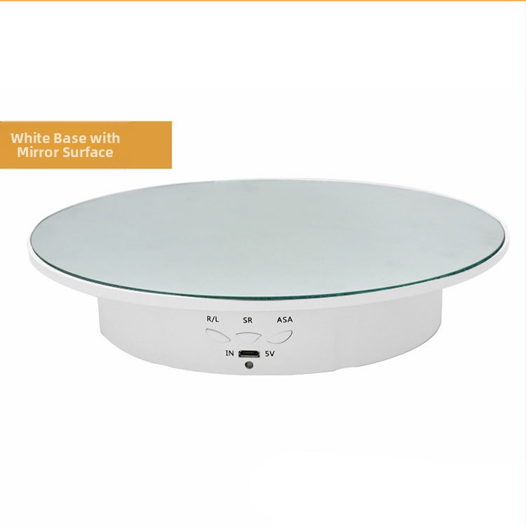 20 cm intelligentne elektriline pöörlev ekraaniplaat staatiline lauaklamber peegli koormus 8 kg fotograafia otsevideo filmimine