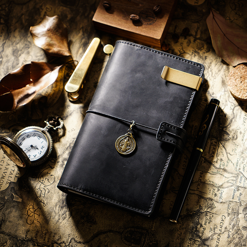 Uus reisimärkmik, retrohõbedast märkmik, käsitsi valmistatud lahtiste lehtedega märkmik, päevik, kaasaskantav retrotrend