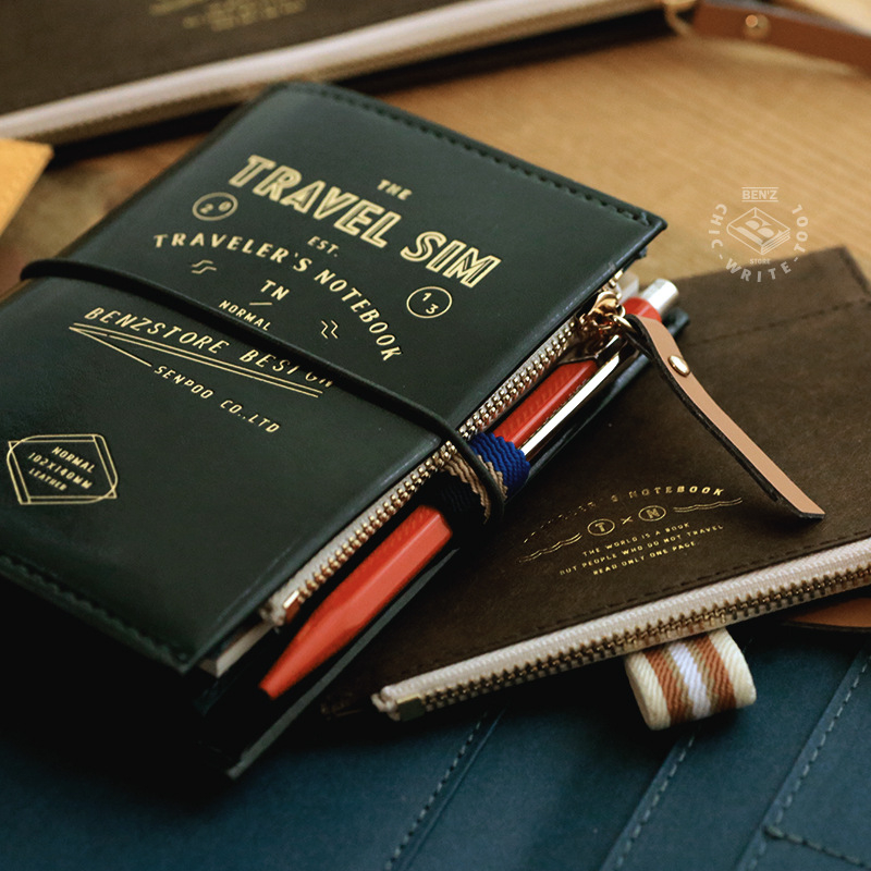 Mitme TN tõmblukuga hoiukoti aksessuaarid DuPonti paberist reisiraamat, pestud loomanahast arvete kott ümbritsev