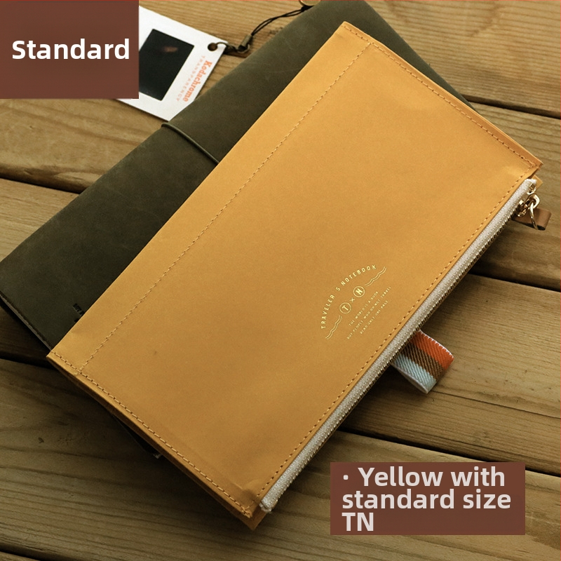 Mitme TN tõmblukuga hoiukoti aksessuaarid DuPonti paberist reisiraamat, pestud loomanahast arvete kott ümbritsev