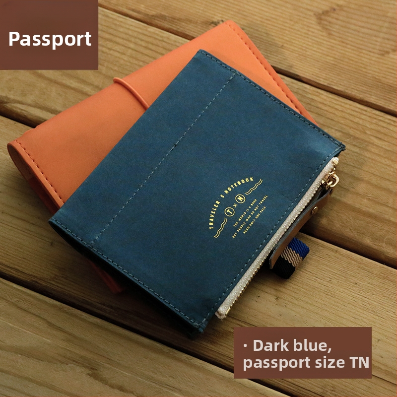 Mitme TN tõmblukuga hoiukoti aksessuaarid DuPonti paberist reisiraamat, pestud loomanahast arvete kott ümbritsev