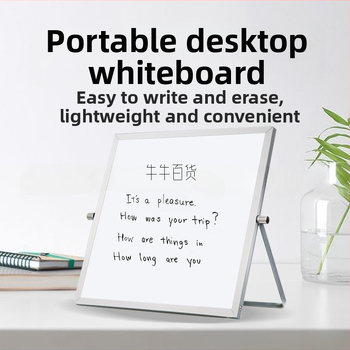 Kokkupandav lauapaneel, alumiiniumisulamist raam, kahepoolne kokkupandav lauaarvuti märkmetahvel, kustutatav kronstein, magnetiline kirjutamine