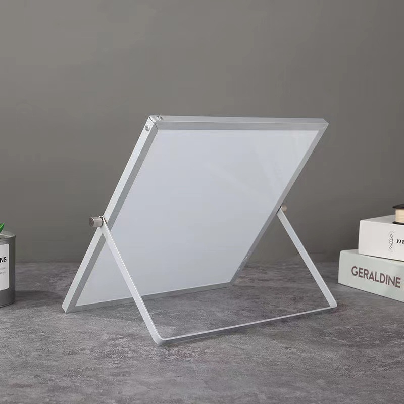 Kokkupandav lauapaneel, alumiiniumisulamist raam, kahepoolne kokkupandav lauaarvuti märkmetahvel, kustutatav kronstein, magnetiline kirjutamine