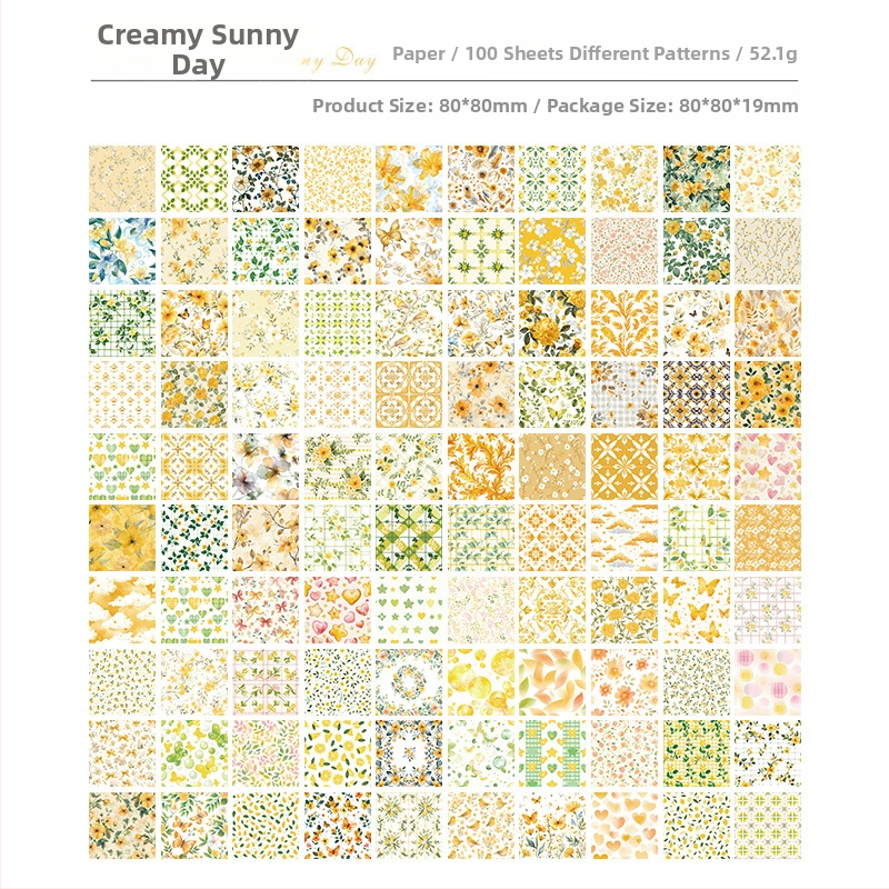 Yuezheni piiriülene eripakkumine Fanhua Manyuani käsiraamatu kleebismaterjalile See retrohõnguline märkmepaber Mittekleepuv materjal Paber