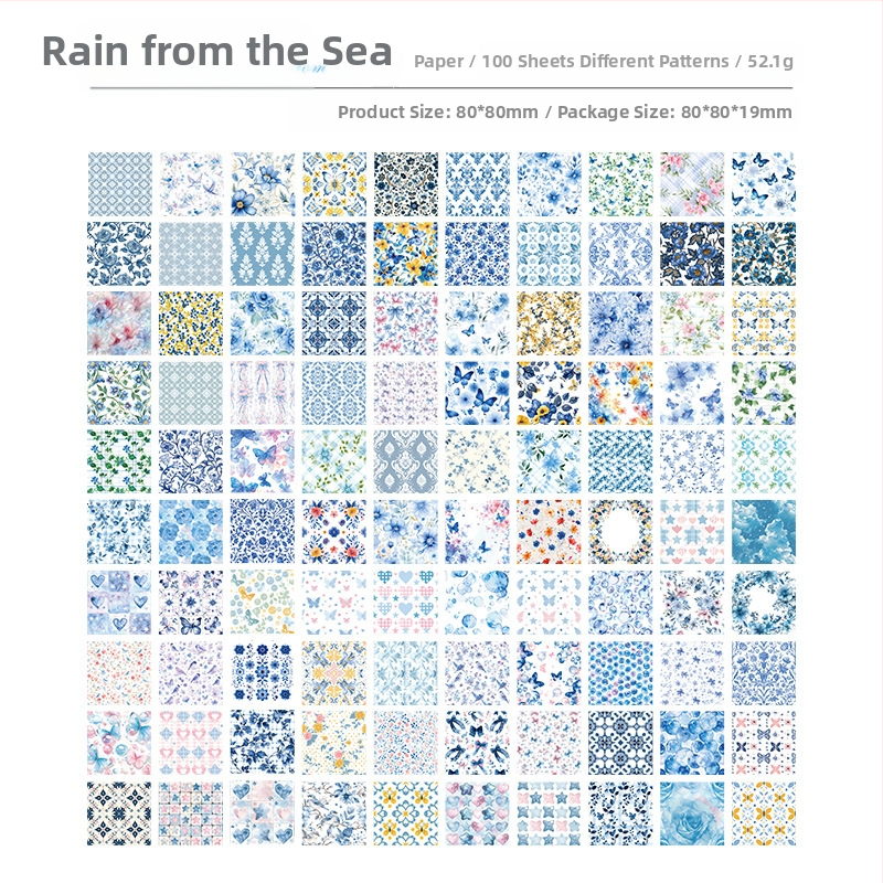 Yuezheni piiriülene eripakkumine Fanhua Manyuani käsiraamatu kleebismaterjalile See retrohõnguline märkmepaber Mittekleepuv materjal Paber