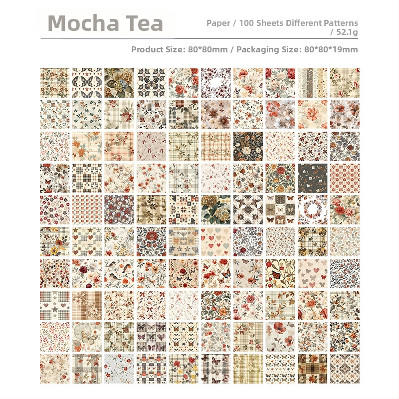 Yuezhen Специално за Fanhua Manyuan Наръчник Стикери Материал Този ретро Post-it Хартия Нелепващ Материал Хартия