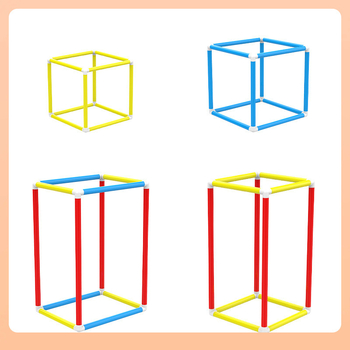 ⇞ Κατασκευή Ορθογώνιου και Τετράγωνου Μοντέλου Πλαισίου, Διδασκαλία Τρισδιάστατου Γεωμετρικού Μοντέλου Ορθογώνιου και Τετράγωνου Σωληνοειδούς Πλαισίου