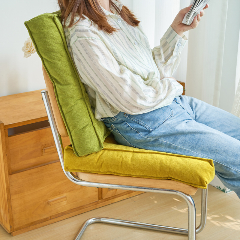 Põhjamaade stiilis sisetald, ühevärviline padi, kontori šenill, paksendatud toolipadi, magamistoa laheakna padi, tatami futon