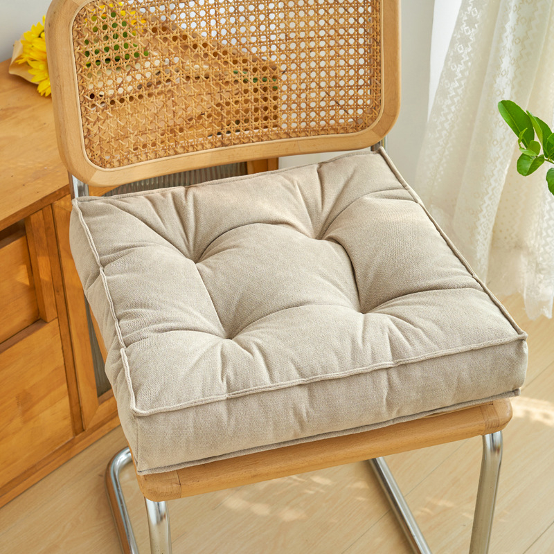 Põhjamaade stiilis sisetald, ühevärviline padi, kontori šenill, paksendatud toolipadi, magamistoa laheakna padi, tatami futon