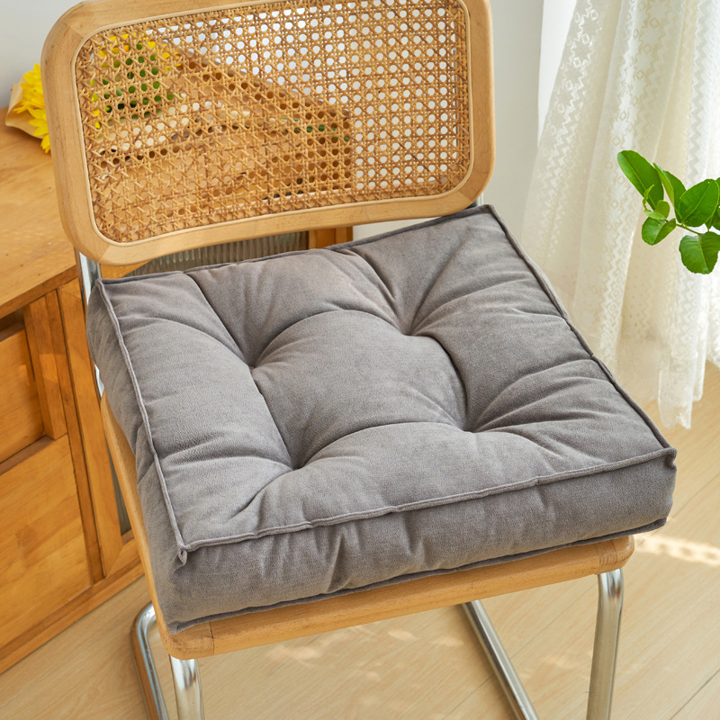 Põhjamaade stiilis sisetald, ühevärviline padi, kontori šenill, paksendatud toolipadi, magamistoa laheakna padi, tatami futon