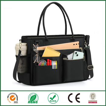 „Cross Border“ 15,6 colio moteriškas nešiojamojo kompiuterio krepšys, didelis rankinukas, verslo biuro darbo krepšys, portfelis