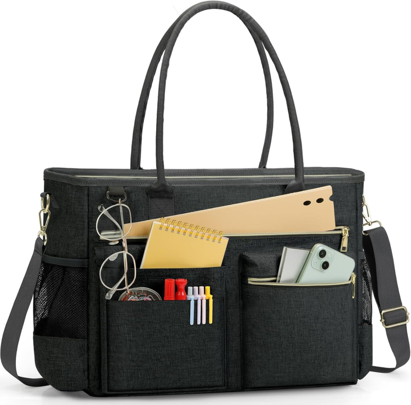 „Cross Border“ 15,6 colio moteriškas nešiojamojo kompiuterio krepšys, didelis rankinukas, verslo biuro darbo krepšys, portfelis