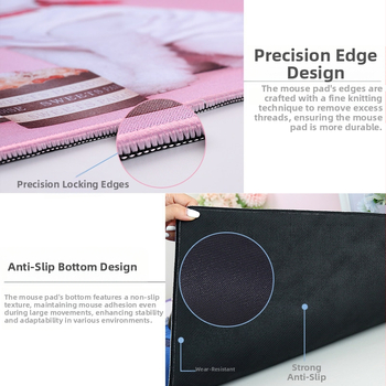 Ποντίκι Yin and Yangyu, εξαιρετικά μεγάλο, ανθεκτικό στους λεκέδες, λαστιχένιο μαξιλάρι γραφείου για εικόνες Tai Chi, πλενόμενο πληκτρολόγιο Ozon Cross-Border Amazon