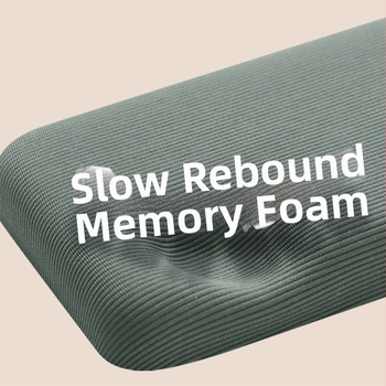 Ριγέ μαξιλάρι ποντικιού σιλικόνης με αφρό μνήμης, στήριγμα χεριών πληκτρολογίου, στήριγμα ποντικιού, μαλακό και άνετο για γραφείο, απλό