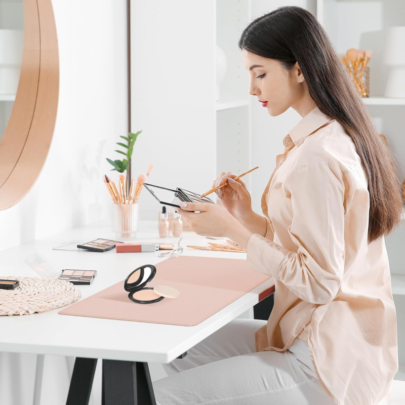 Tualettlaua matt, ligipääsetav luksuslik ja tipptasemel tualettlaua matt, suur lauamatt, õlikindel lauamatt, magamistoa tualettlaua matt