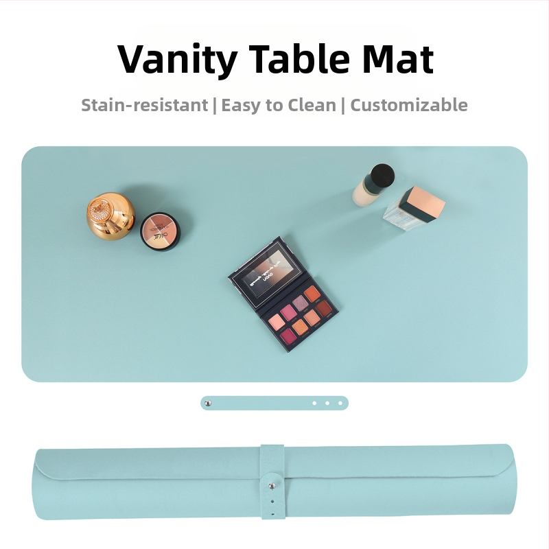 Tualettlaua matt, ligipääsetav luksuslik ja tipptasemel tualettlaua matt, suur lauamatt, õlikindel lauamatt, magamistoa tualettlaua matt