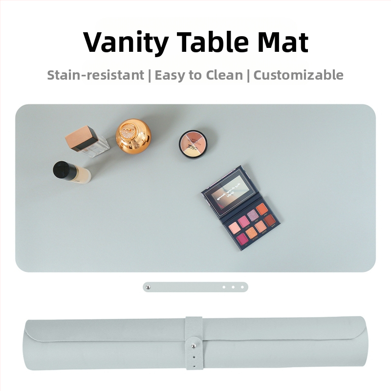 Tualettlaua matt, ligipääsetav luksuslik ja tipptasemel tualettlaua matt, suur lauamatt, õlikindel lauamatt, magamistoa tualettlaua matt