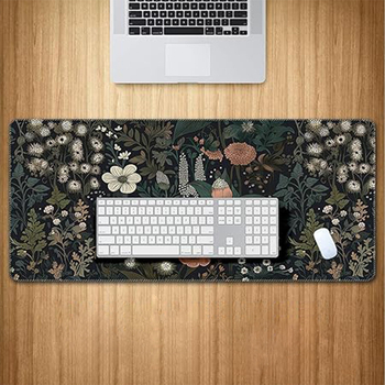 Όμορφο floral χαλάκι γραφείου Amazon Hot Model European and American IP Extra Large Ανθεκτικό στη φθορά και τη βρωμιά Mouse Pad από φυσικό καουτσούκ