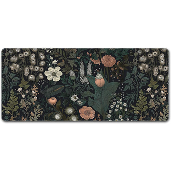 Όμορφο floral χαλάκι γραφείου Amazon Hot Model European and American IP Extra Large Ανθεκτικό στη φθορά και τη βρωμιά Mouse Pad από φυσικό καουτσούκ