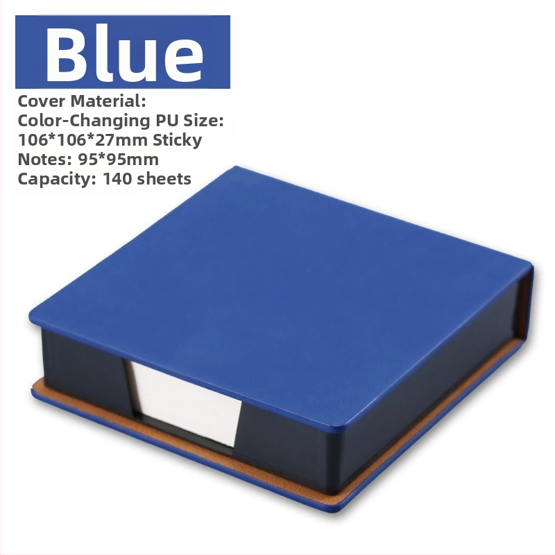 PU stereo piezīmju kaste biroja kancelejas preču uzglabāšanas kaste piezīme piezīme piezīme piezīme piezīme piezīmju grāmatiņa drukājama logotipa vairumtirdzniecība