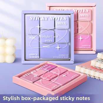 Samoljepljive pločice za sjenilo za oči za učenike osnovne i srednje škole s naljepnicama visoke kvalitete u boji za uredsku upotrebu n puta s jakom ljepljivošću