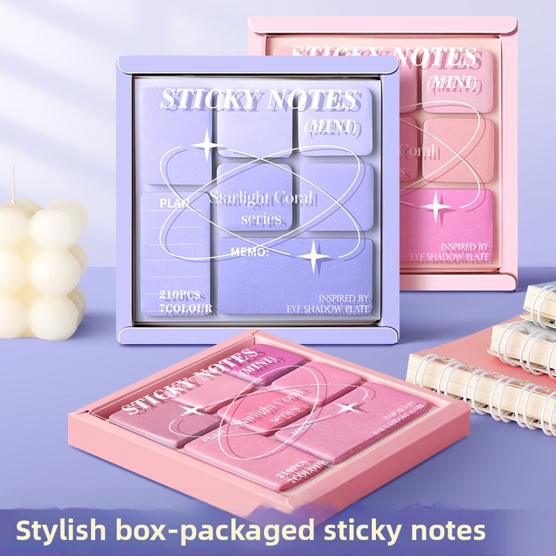 Samoljepljive pločice za sjenilo za oči za učenike osnovne i srednje škole s naljepnicama visoke kvalitete u boji za uredsku upotrebu n puta s jakom ljepljivošću