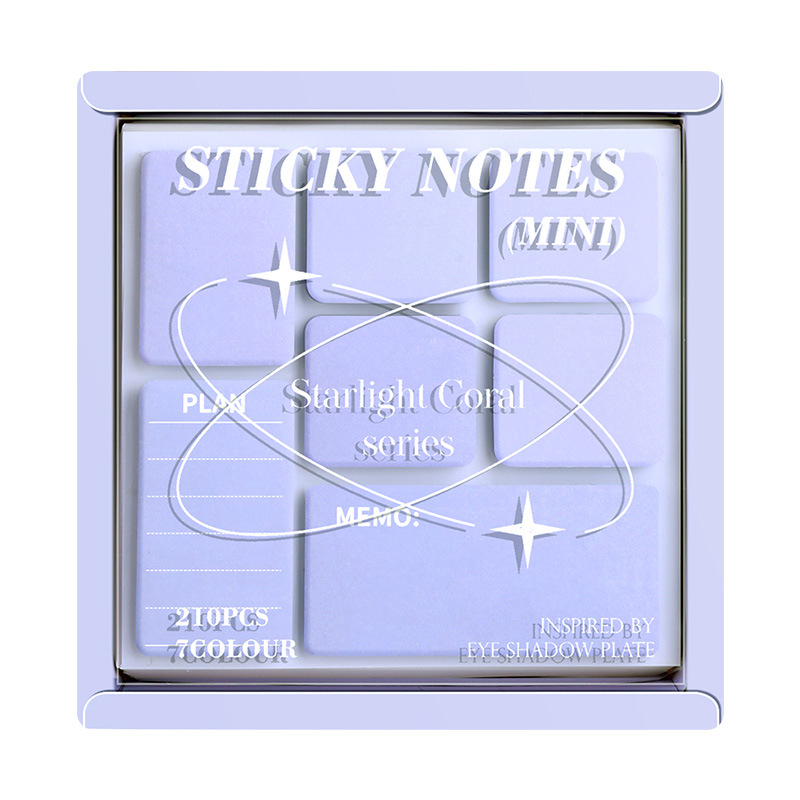 Samoljepljive pločice za sjenilo za oči za učenike osnovne i srednje škole s naljepnicama visoke kvalitete u boji za uredsku upotrebu n puta s jakom ljepljivošću