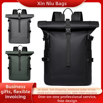 2025 új divatos göndör válltáska férfi nagy kapacitású utazó hátizsák számítógéptáska határokon átnyúló iskolatáska