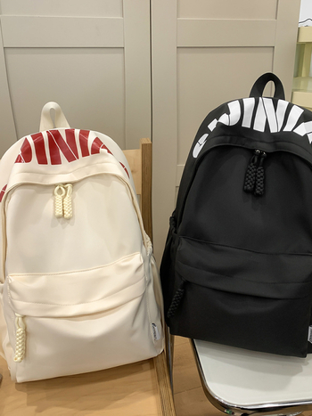 Jaapani stiilis lihtne, kõikvõimalik, suure mahutavusega, ühevärviline koolikott 2025. aasta kevadeks, uus kerge pendelrännakuga õpilase seljakott