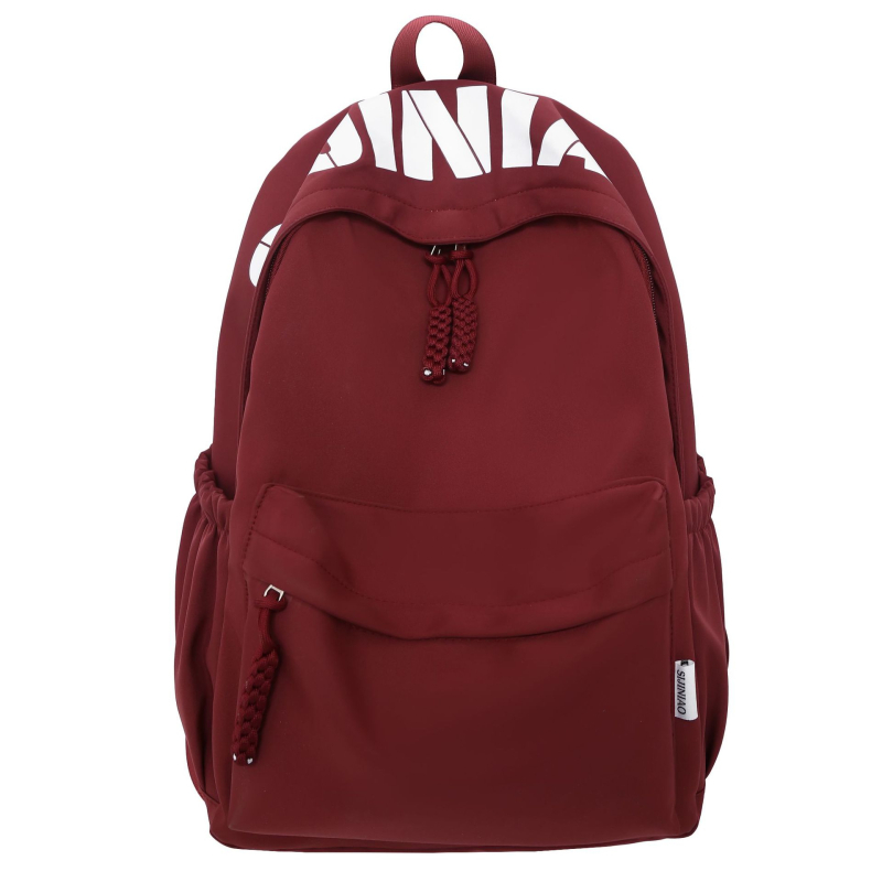 Jaapani stiilis lihtne, kõikvõimalik, suure mahutavusega, ühevärviline koolikott 2025. aasta kevadeks, uus kerge pendelrännakuga õpilase seljakott