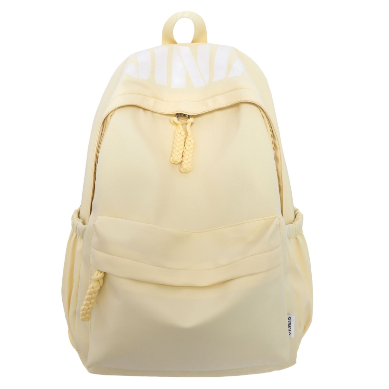 Jaapani stiilis lihtne, kõikvõimalik, suure mahutavusega, ühevärviline koolikott 2025. aasta kevadeks, uus kerge pendelrännakuga õpilase seljakott