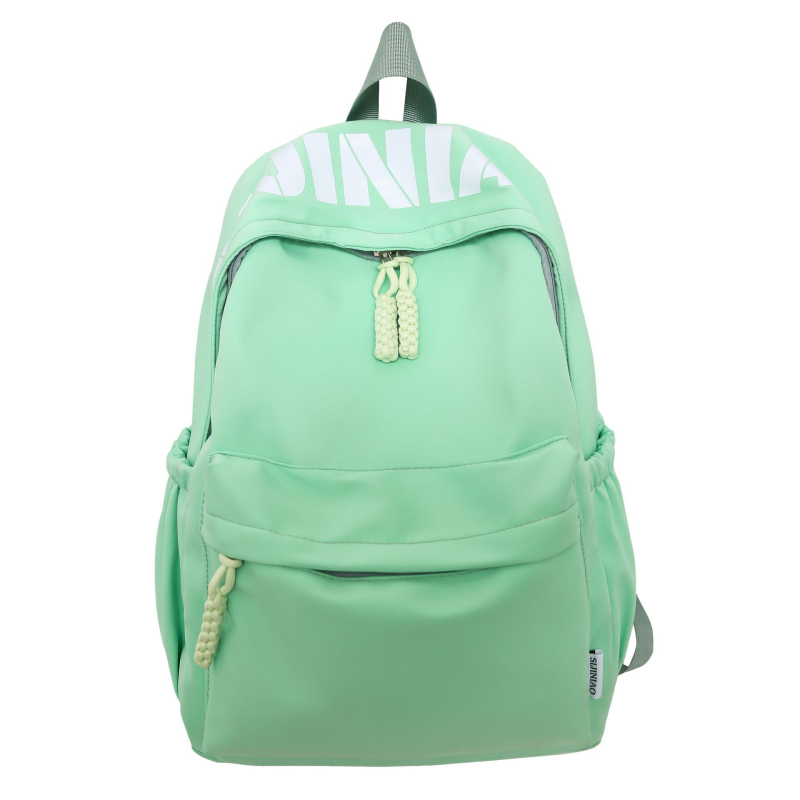 Jaapani stiilis lihtne, kõikvõimalik, suure mahutavusega, ühevärviline koolikott 2025. aasta kevadeks, uus kerge pendelrännakuga õpilase seljakott