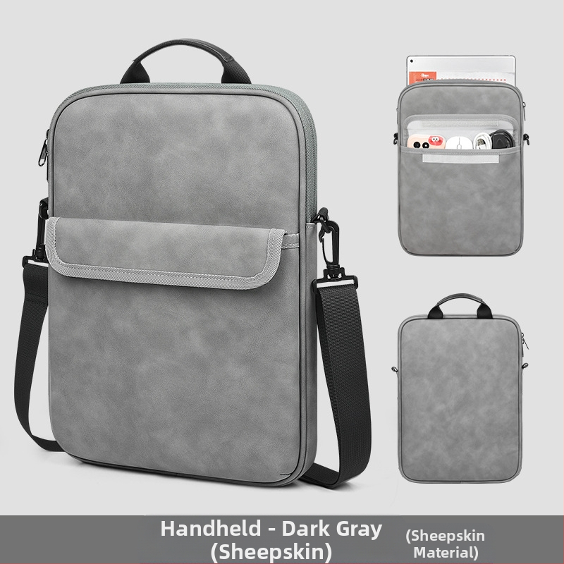 Õlakantav kaasaskantav tahvelarvuti kott, kvaliteetne lambamaterjalist, maavärinavastane, veekindel, kerge iPadi hoiukott, elegantne kott