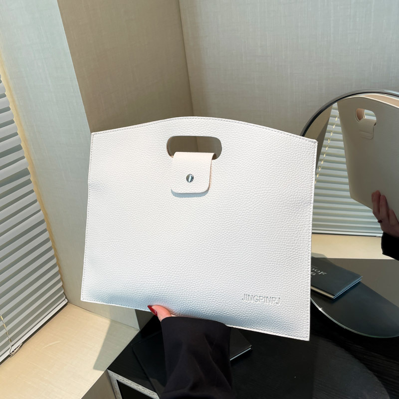 Täiustatud kerge luksuslik suure mahutavusega uus käekott pendeldaja mood lihtne sülearvuti elegantne portfell