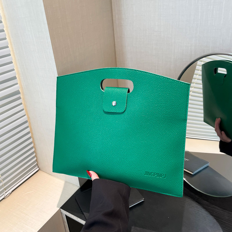 Täiustatud kerge luksuslik suure mahutavusega uus käekott pendeldaja mood lihtne sülearvuti elegantne portfell