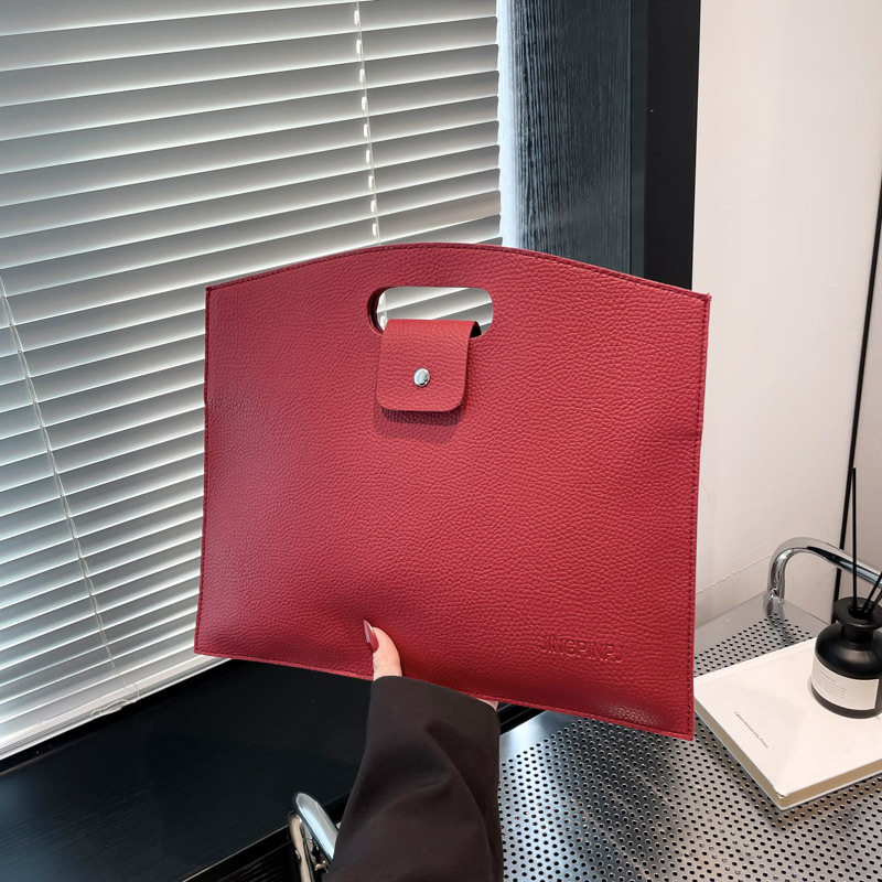 Täiustatud kerge luksuslik suure mahutavusega uus käekott pendeldaja mood lihtne sülearvuti elegantne portfell