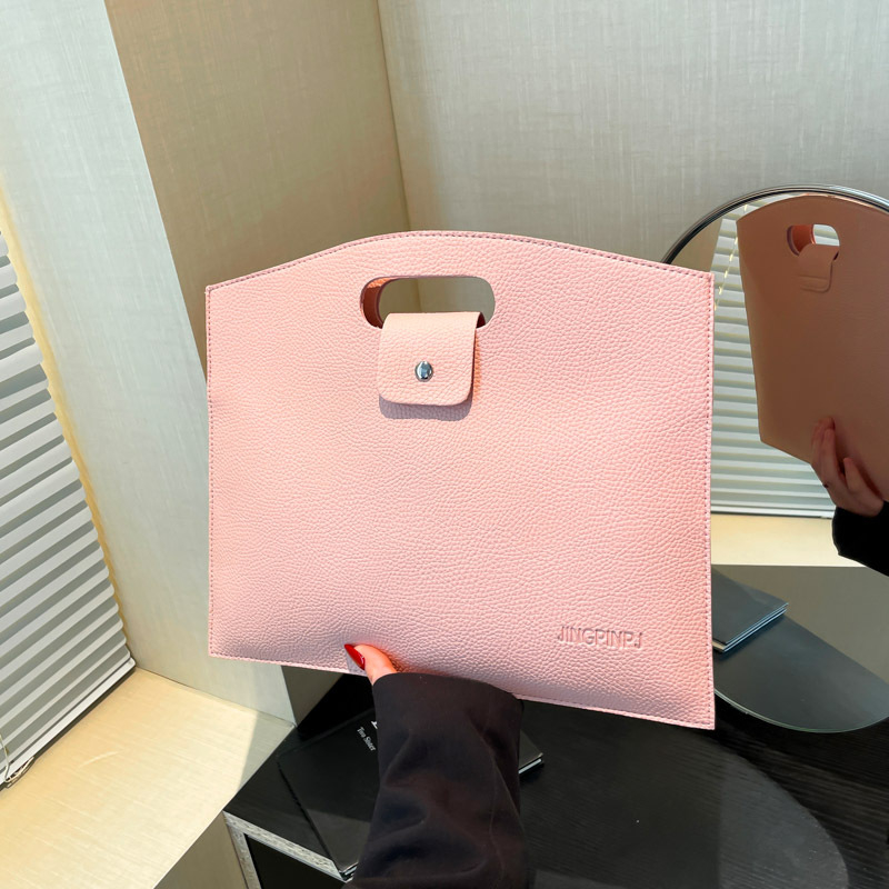 Täiustatud kerge luksuslik suure mahutavusega uus käekott pendeldaja mood lihtne sülearvuti elegantne portfell