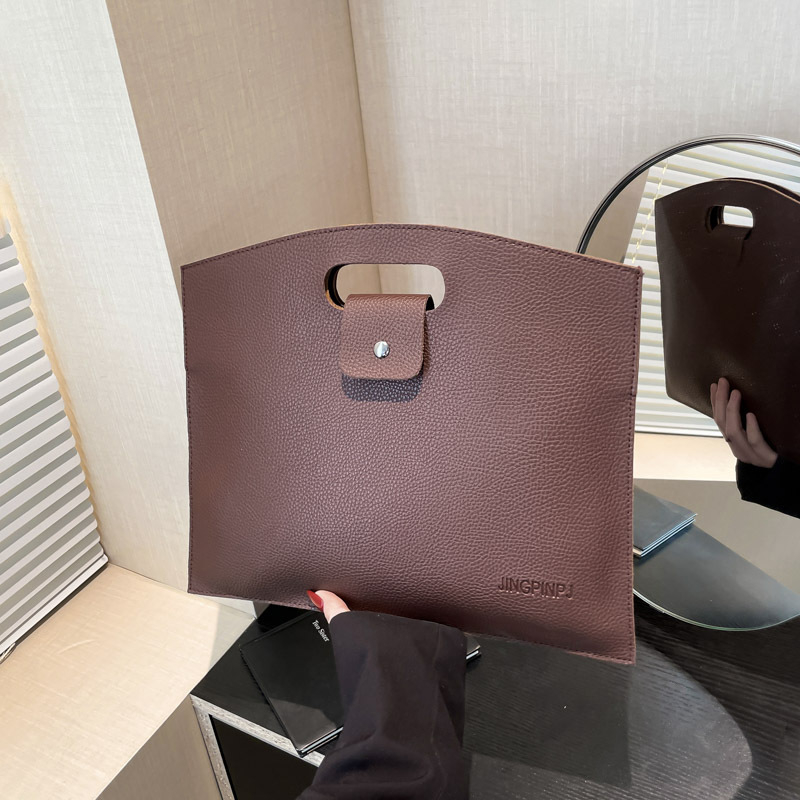 Täiustatud kerge luksuslik suure mahutavusega uus käekott pendeldaja mood lihtne sülearvuti elegantne portfell