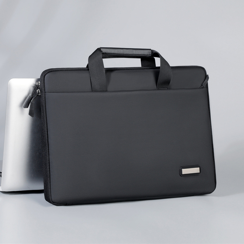 Unisex kolmemõõtmeline kott sülearvutikott portfell failikott äri märkmikukott paks käekott