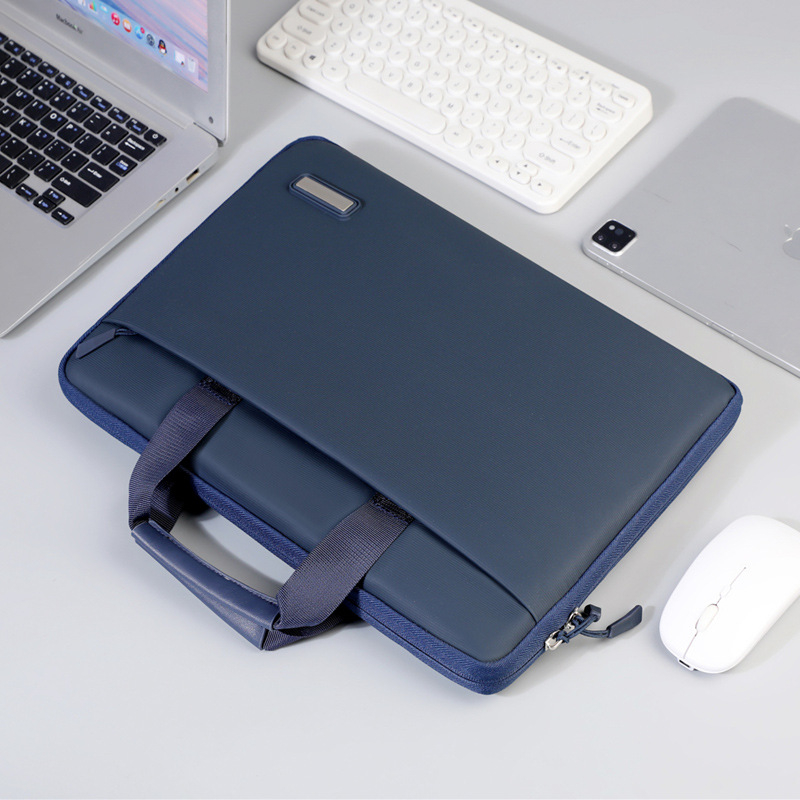 Unisex kolmemõõtmeline kott sülearvutikott portfell failikott äri märkmikukott paks käekott