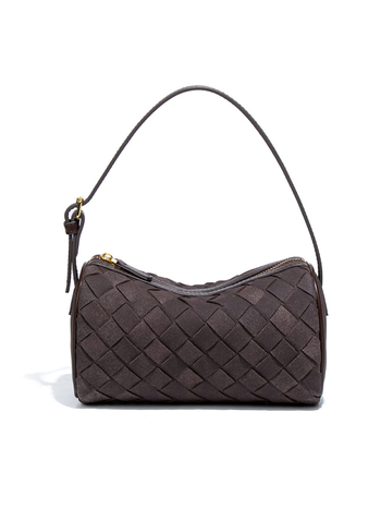 Uus härmas nahast käsitööna valminud kootud kott, kerge, luksuslik nišši ühe õla kaenlaaluse kotiga, kaasaskantav, trendikas õlakott padjaga