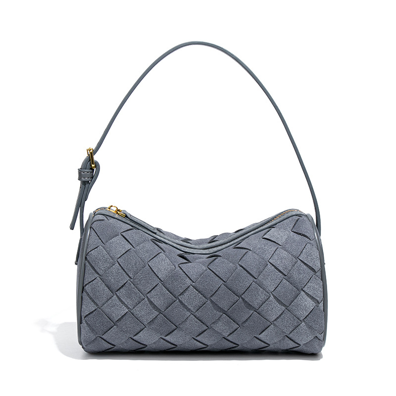 Uus härmas nahast käsitööna valminud kootud kott, kerge, luksuslik nišši ühe õla kaenlaaluse kotiga, kaasaskantav, trendikas õlakott padjaga