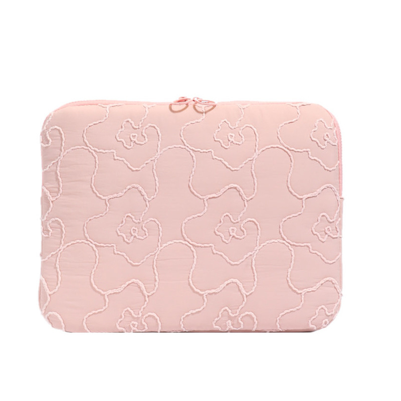 Uus köiega tikitud lilledega iPadi 11-tollise tahvelarvuti vooderkott 13-tollisele 14-tollisele sülearvutikotile unisex kott