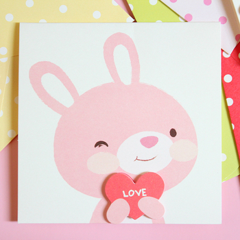 Koomiksist armas loominguline kolmemõõtmeline väike kaart lastepäeva õnnistuseks tänu sünnipäevaks, üldine kingitus, väike kaart